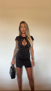 VESTITO SERENA NERO