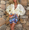 CAMICIA VELATA GIALLA