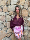 CAMICIA VELATA BORGOGNA