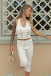 TOP CAPRI LUMINA BIANCO