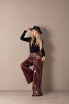 PANTALONE PITONATO by lumina bordeaux