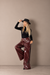 PANTALONE PITONATO by lumina bordeaux