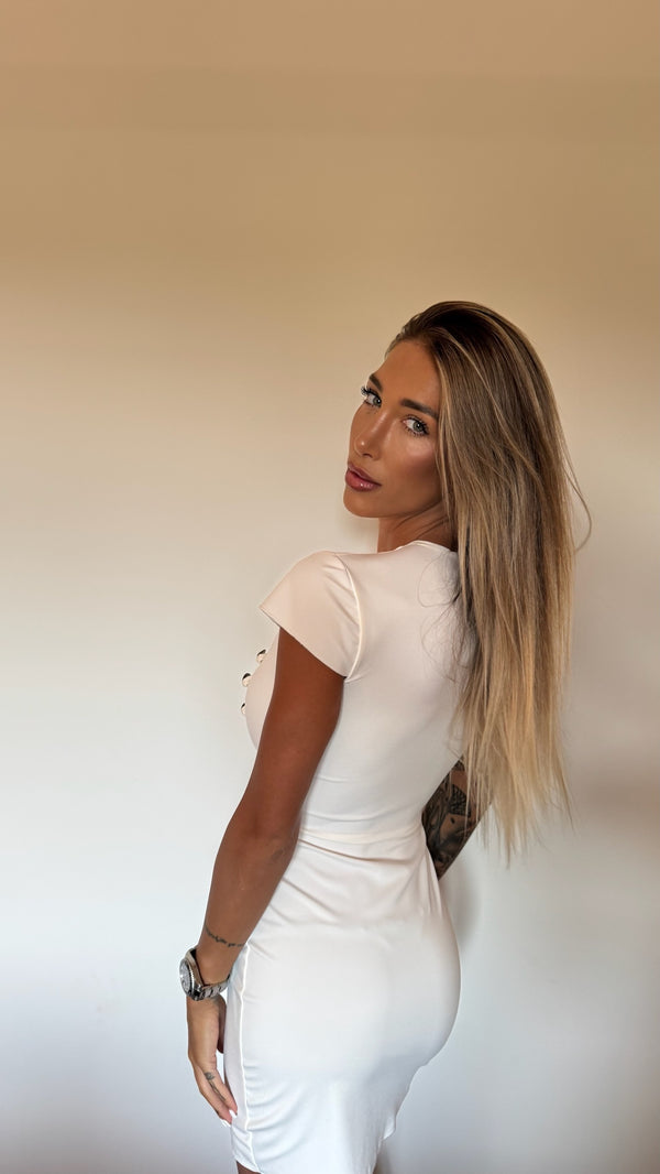 VESTITO SERENA BIANCO
