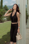 PANTALONE CAPRI LUMINA NERO