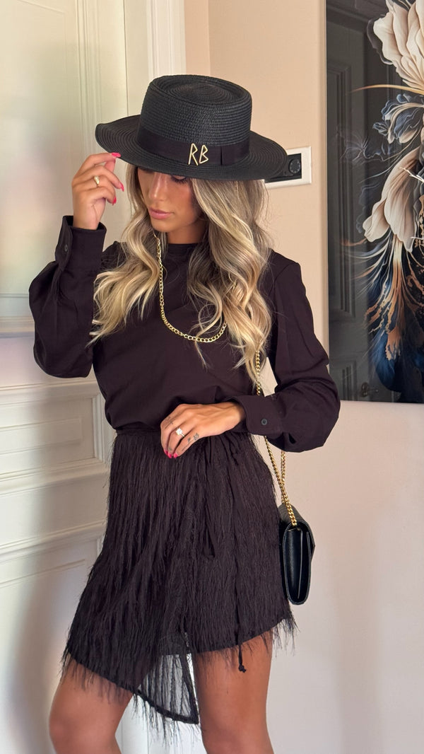 MAGLIA ALENA NERO LUMINA