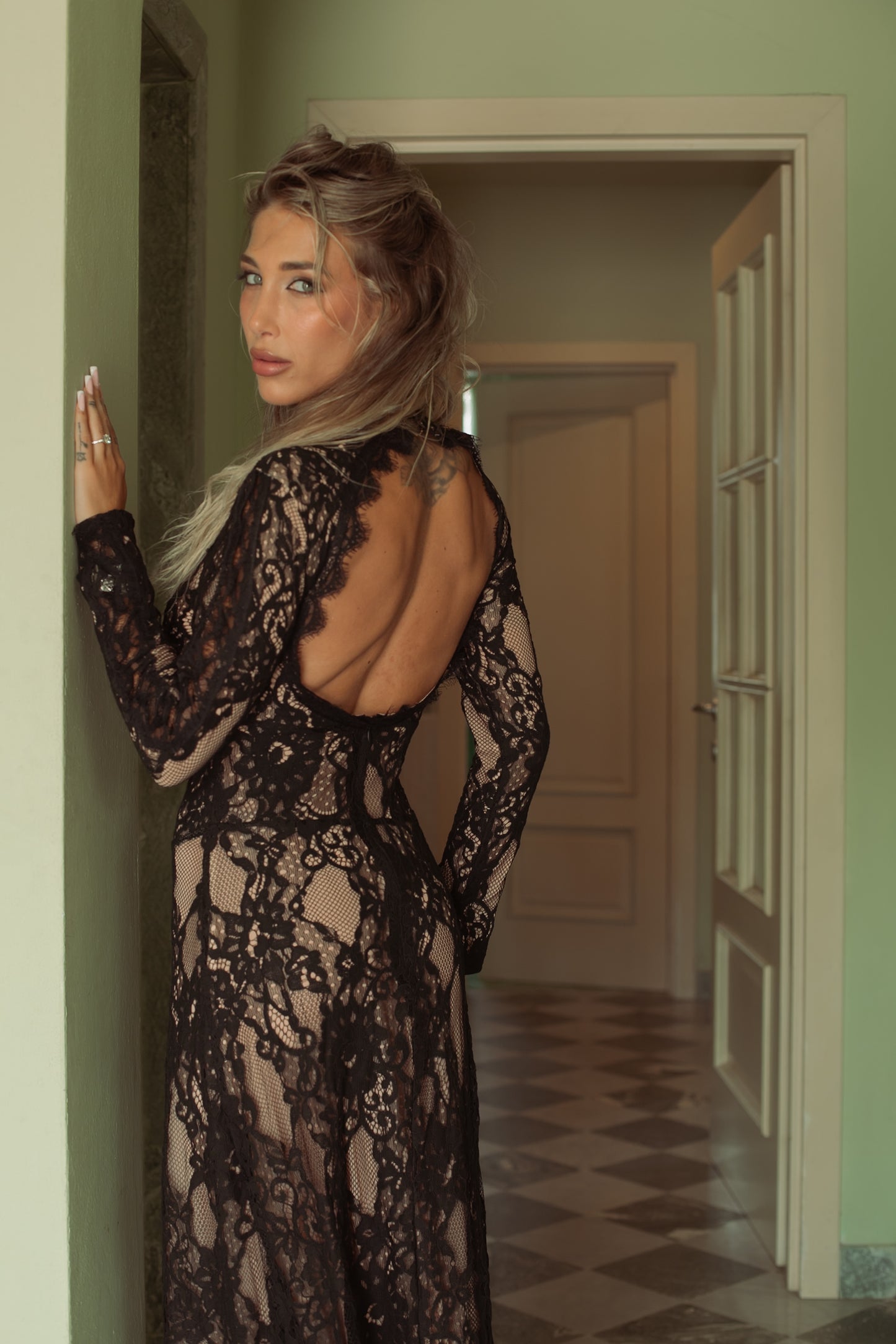 VESTITO PIZZO ROMANTICA