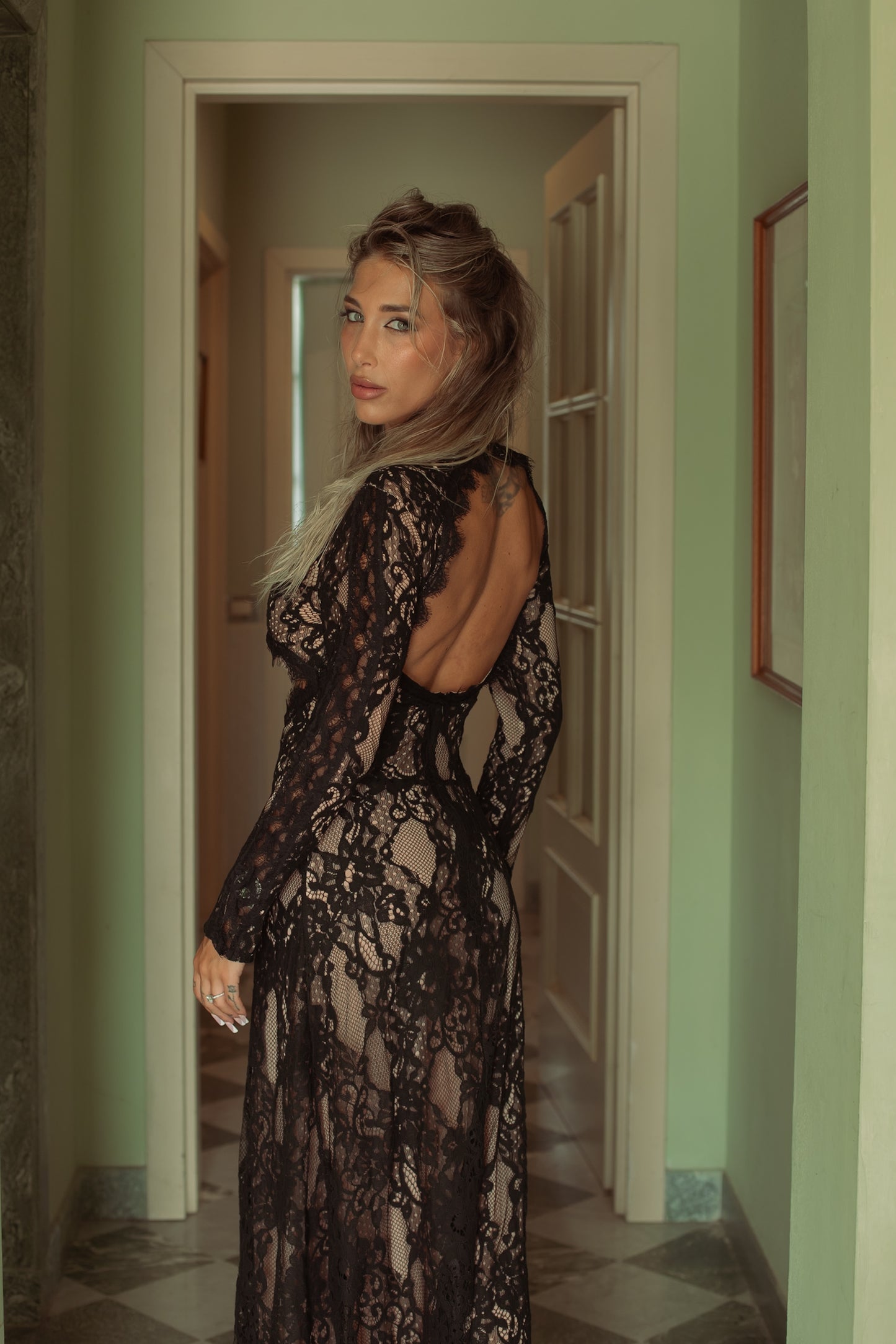 VESTITO PIZZO ROMANTICA