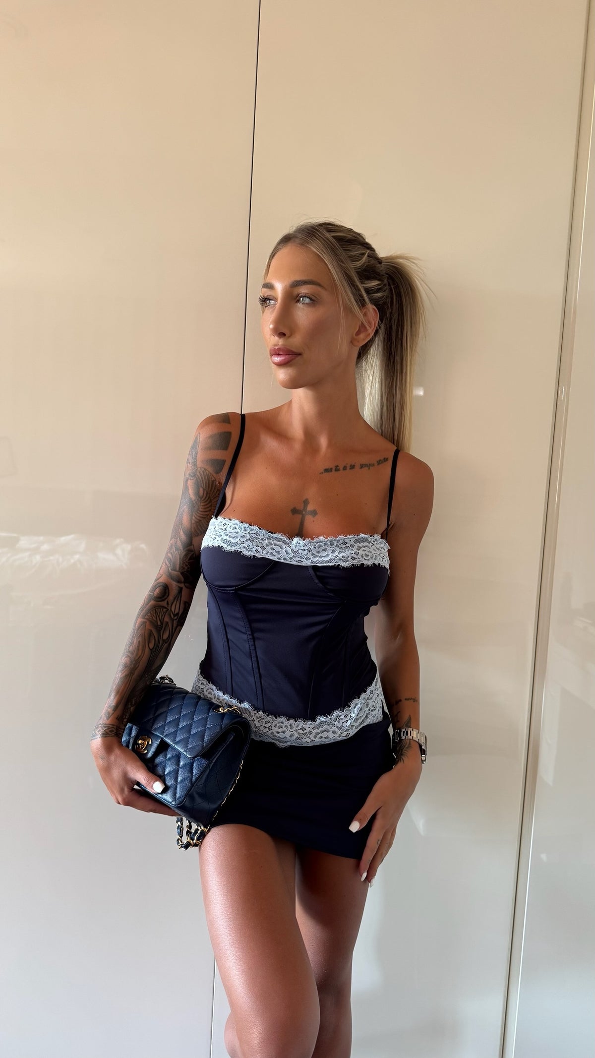 CORDINATO DIVA BLU NOTTE