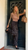 PANTALONE ANIMALIER CARGO