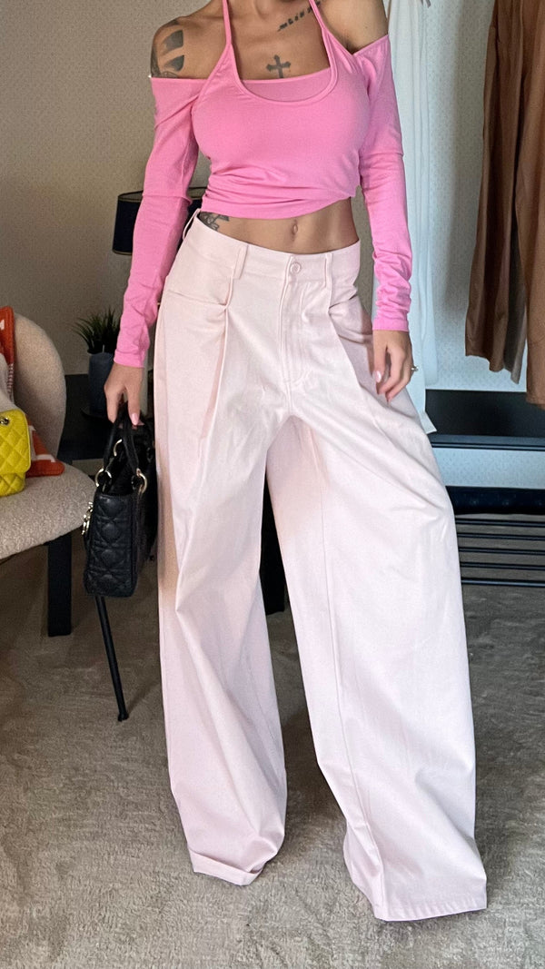 Pantalone Leila rosa