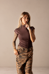 MAGLIA LEILA marrone