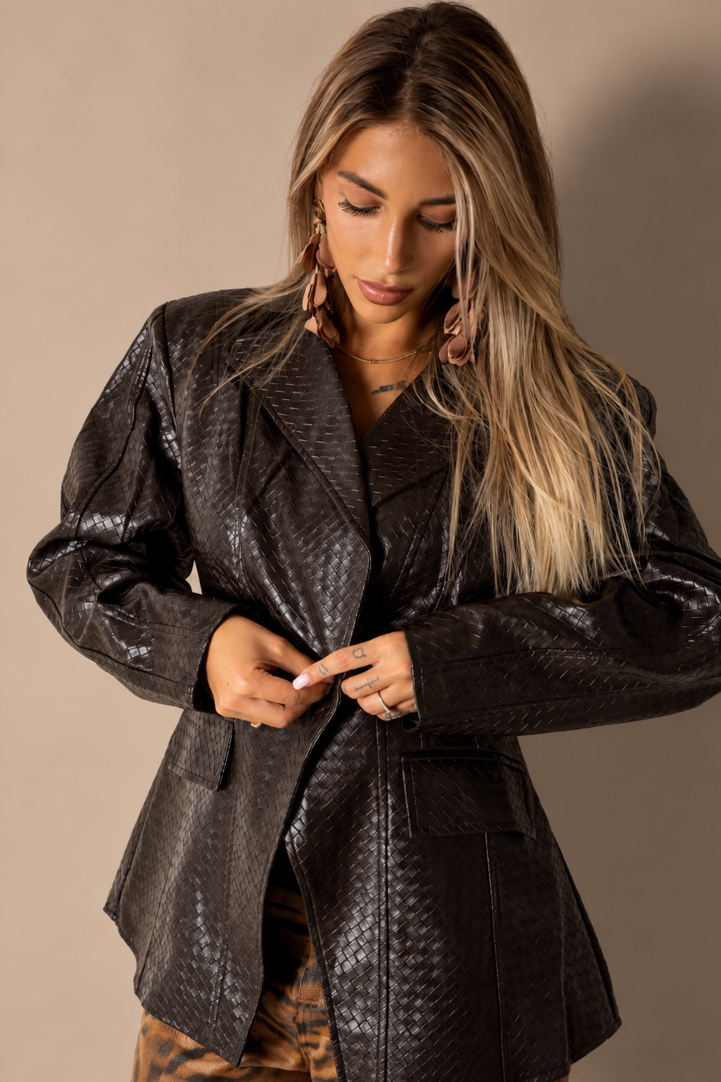 BLAZER PITONATO cacao
